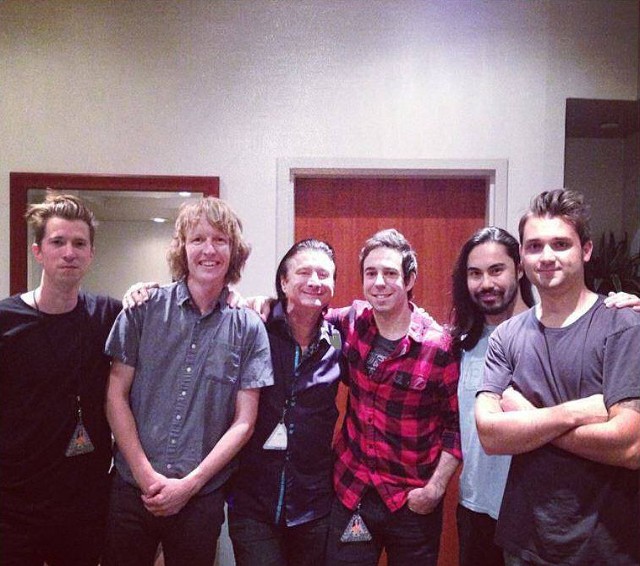 Steve with Katy Perry's Band - September 16, 2014