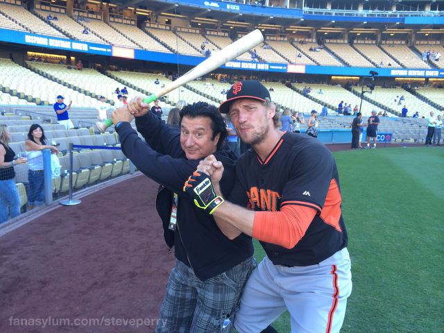 Steve Perry and Hunter Pence 9/24/14