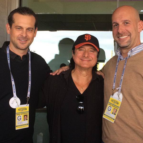 October 16, 2014 - Steve with Dan Sculman and Aaron Boone from ESPN