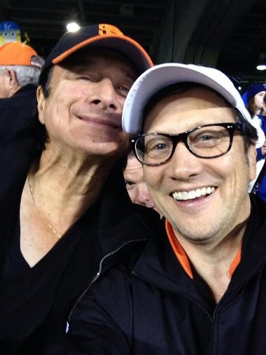 October 29, 2014 - Steve Perry with actor Rob Schneider 