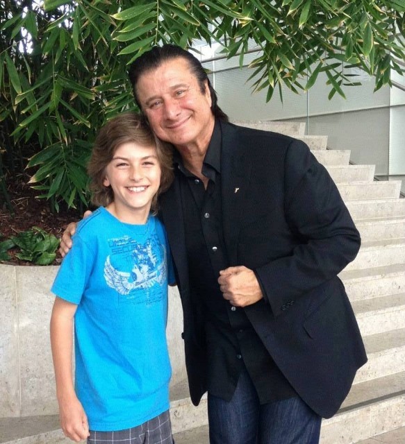 Young Canadian singer, Cory Palfalvi  with Steve! 